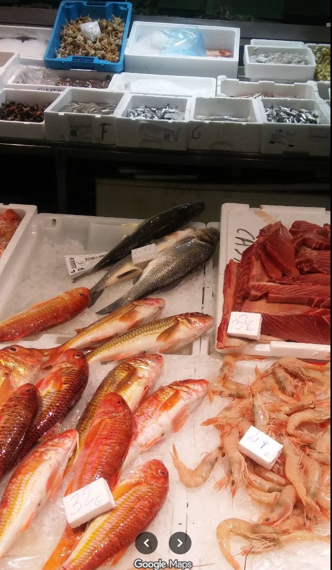 Salmonetes de roca y atún